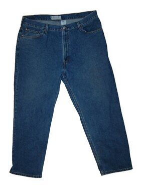 Levis 550 Jean 42x30 Men's Blue Relaxed Fit Straight Leg Medium Wash Denim
